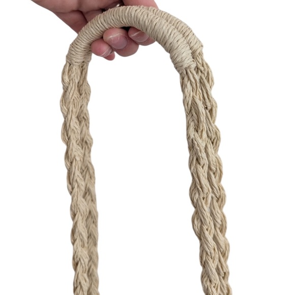 Haute Hippie Straw Pearl Decorated Shoulder Bag - Picture 5 of 13